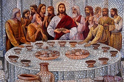 Last Supper Acrylic on canvas by M. P. Manoj
